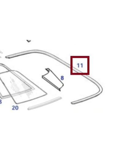 Dichting Rondom Hardtop Onderaan - 1137900083