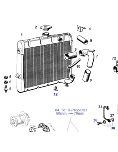 Breather Line - W121 - Classic Mercedes Parts