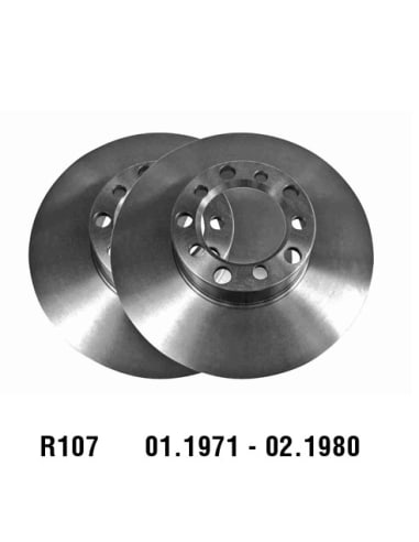 Front Brake Discs R107 1971-1980