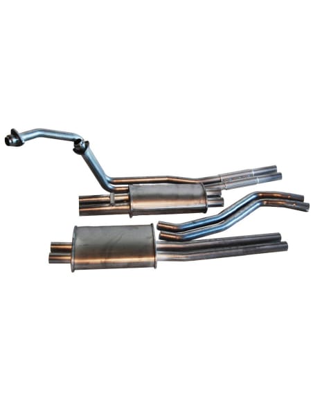 Complete Exhaust Line Stainless Steel - 250SL 280SL W113 Pagoda Complete Exhaust Line Stainless Steel - 250SL 280SL W113 Pagoda