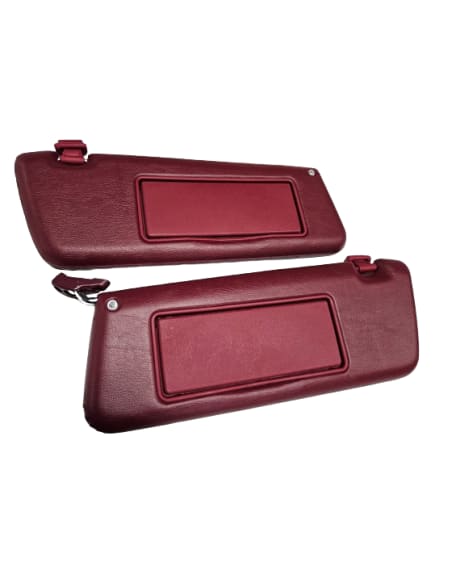 Sunvisors Burgundy Red 560SL R107 - 1078103710 1078103810