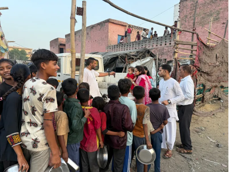 Give Food To 3 Children For 1 Month