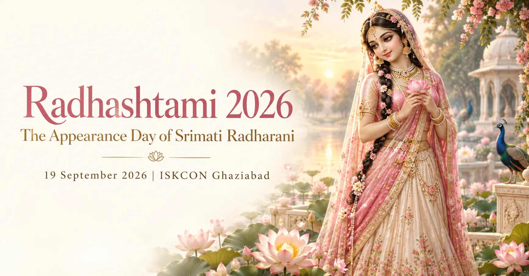 Radhashtami 2026: Celebrate the Appearance Day of Srimati Radharani at ISKCON Ghaziabad