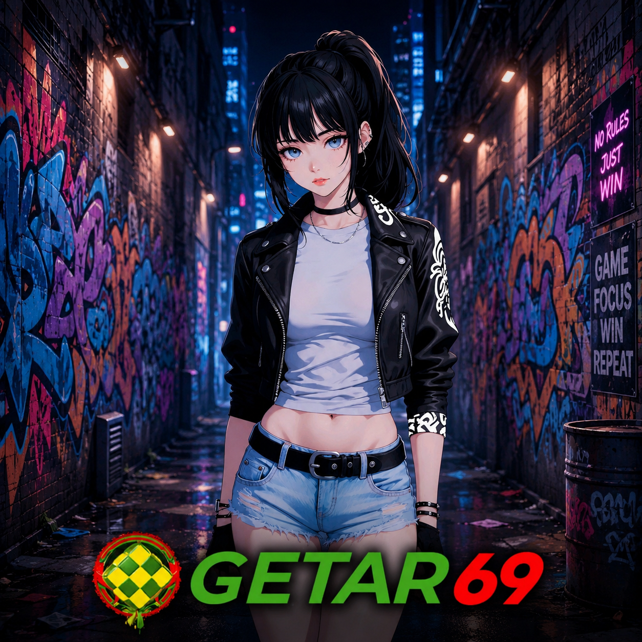 GETAR69 Front Black 