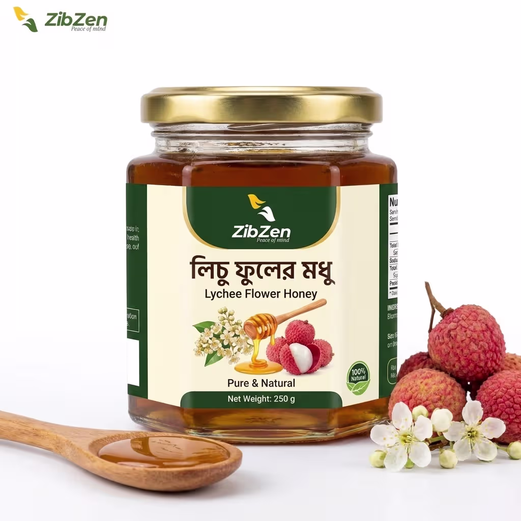 Lichi Fuler Modhu — Lychee Flower Honey 500g