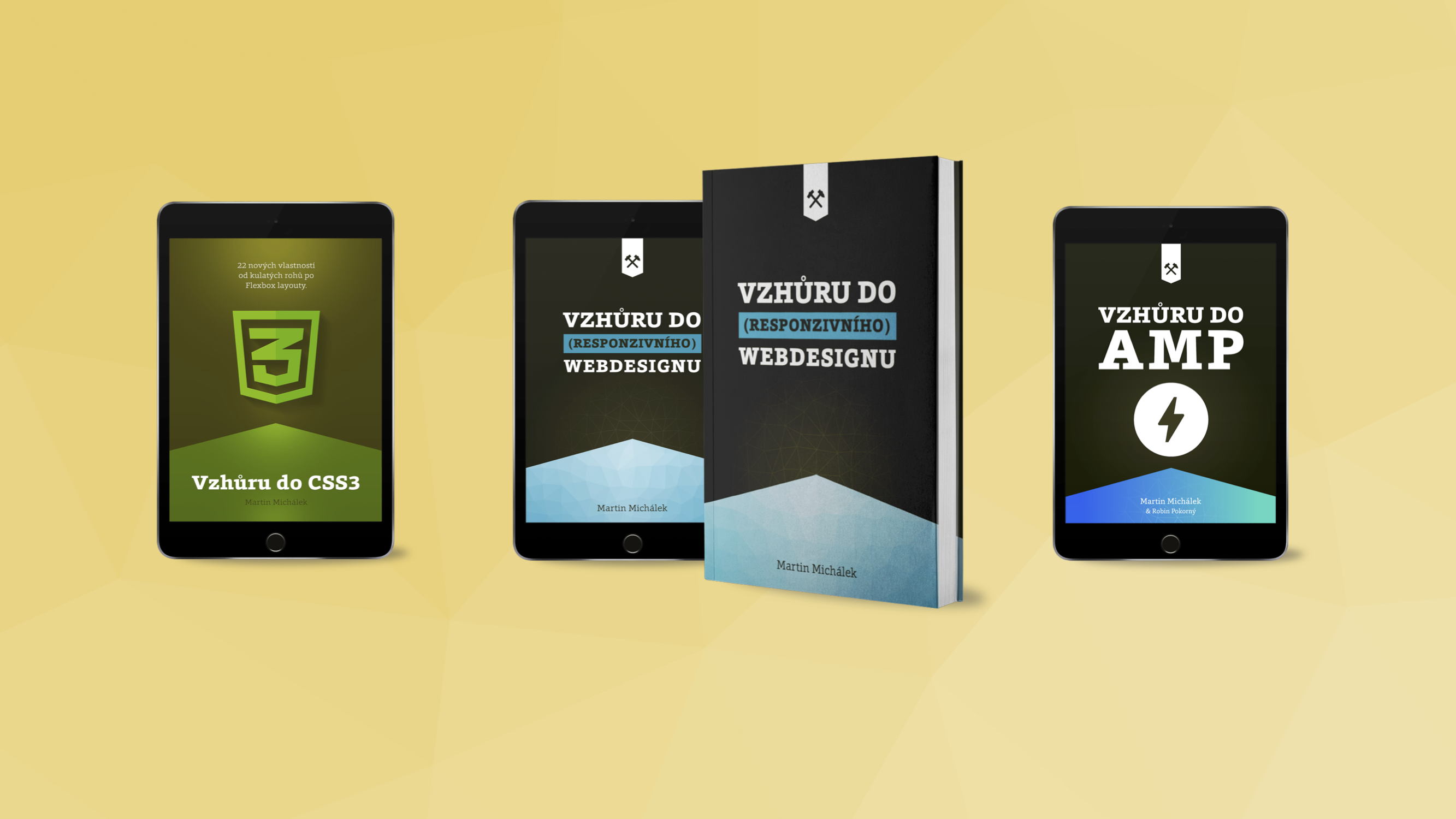 E-booky a knížka ze Vzhůru dolů