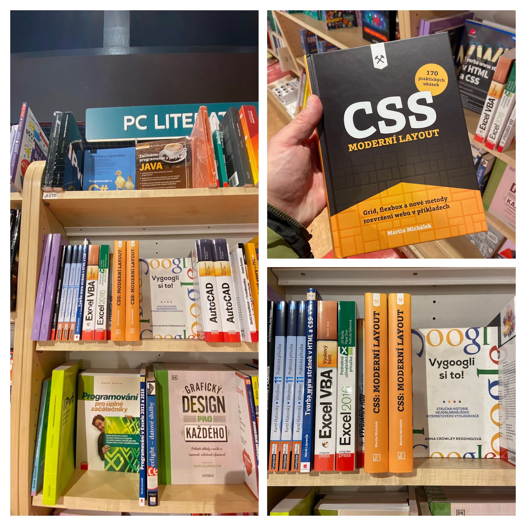 CSS: moderní layout v knihkupectví