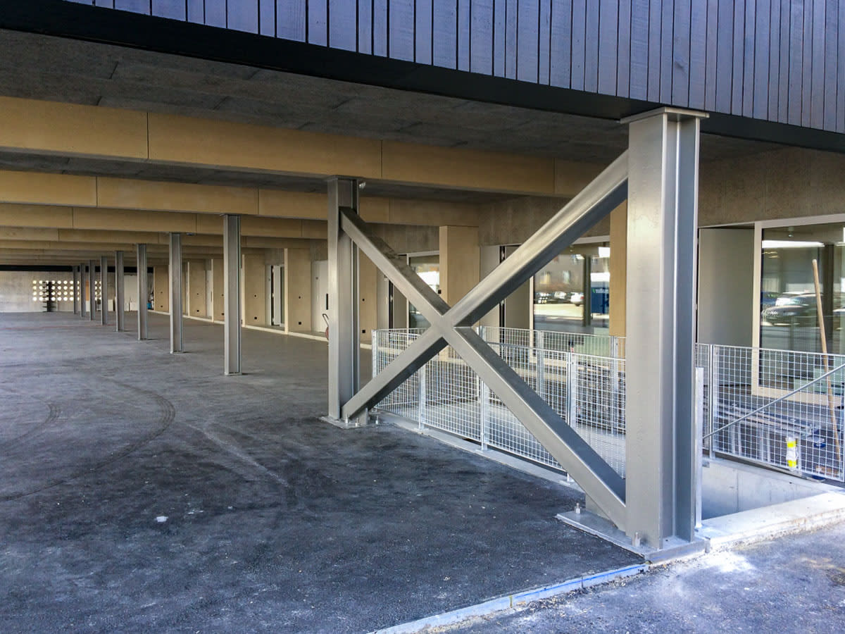 Reihenhausüberbauung Hausen (REFH Hausen) – Hochbau – VZP Ingenieure AG