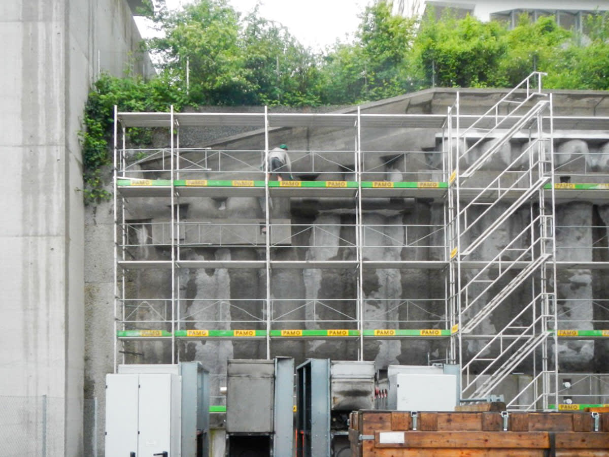 Sanierung Pfahlankerwand Martinsberg, Baden (ABB-Areal) – Hochbau – VZP Ingenieure AG