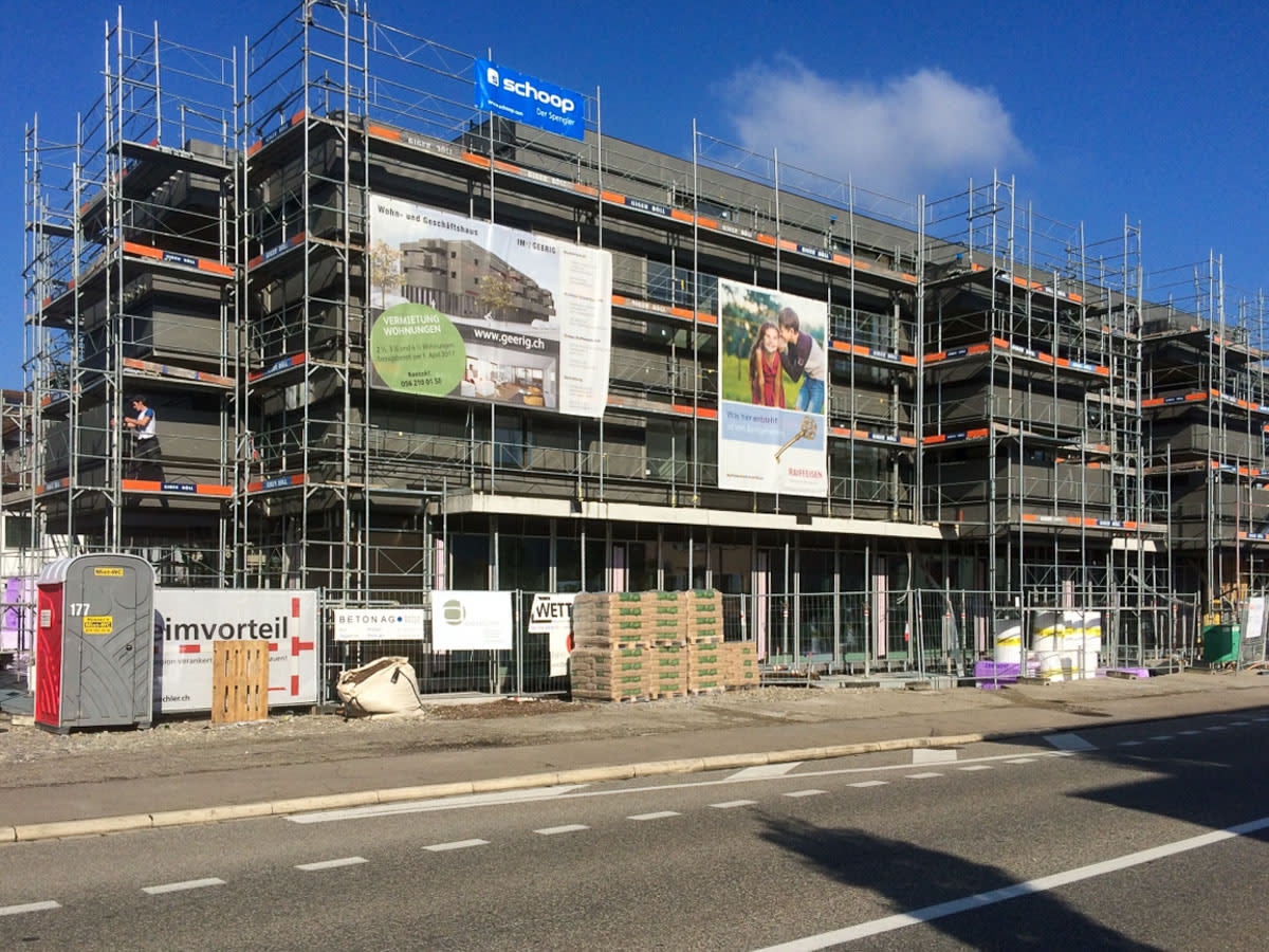 Neubau Wohn- und Gewerbehaus Meli, Rütihof – Hochbau – VZP Ingenieure AG