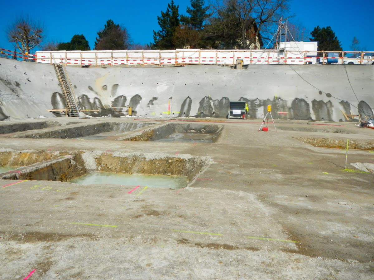 Baugrubenabschluss Wohnüberbauung Winkelmatt, Rütihof-Baden – Hochbau – VZP Ingenieure AG