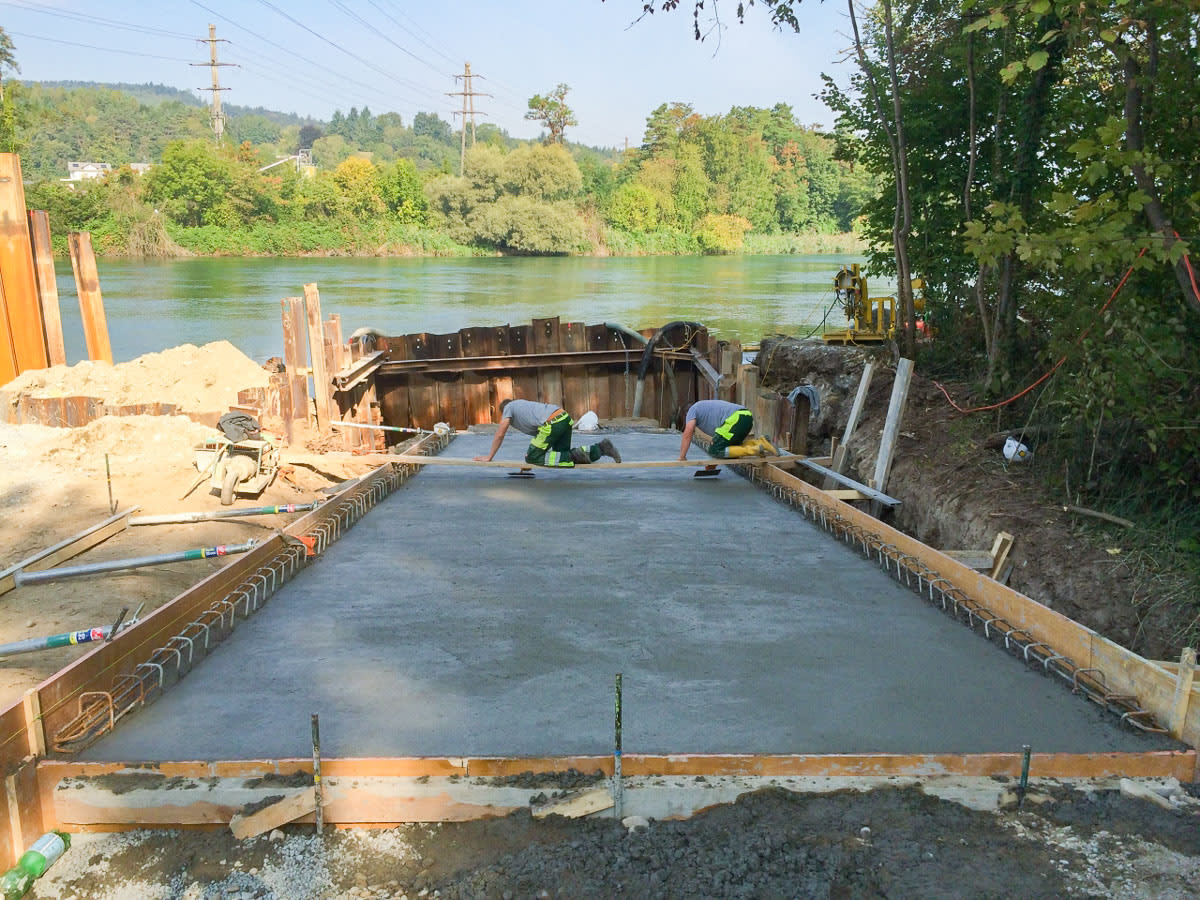 armasuisse – Wasserbau Übersetzstelle Wildegg – Tiefbau – VZP Ingenieure AG