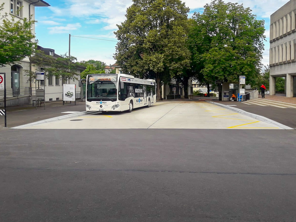 Bushaltestellen – Umsetzung BehiG – Tiefbau – VZP Ingenieure AG