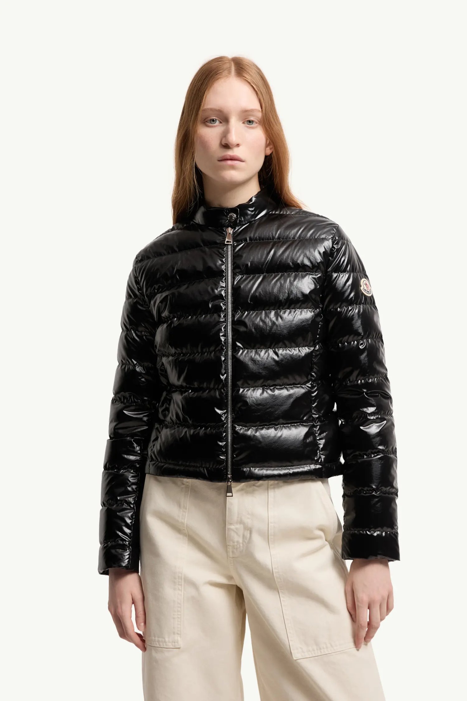moncler Papillon collar down jacket