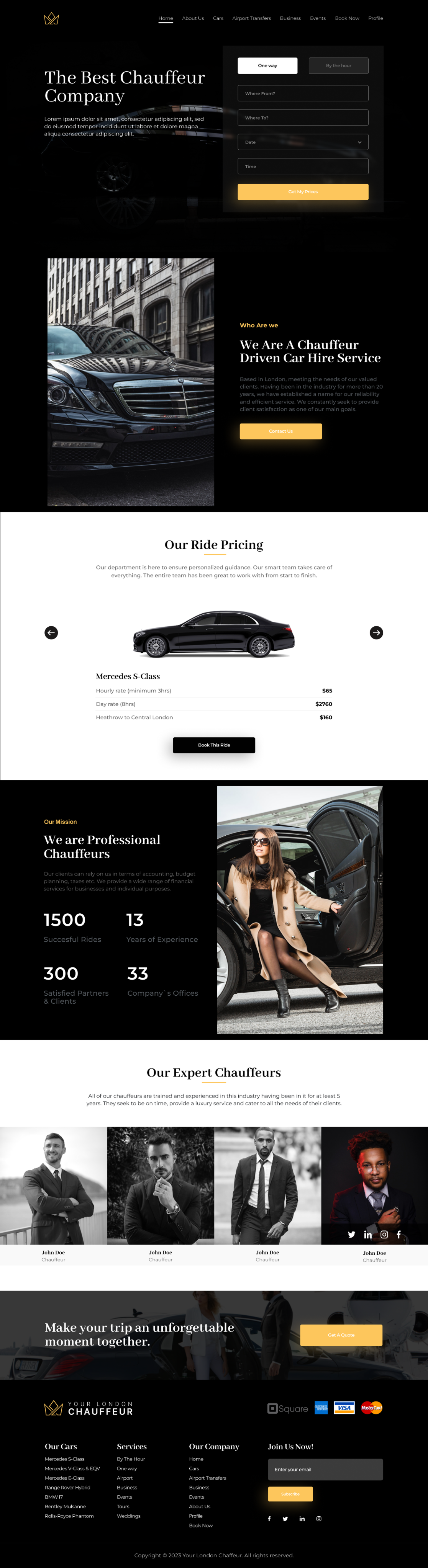 Luxury Chauffeur Service