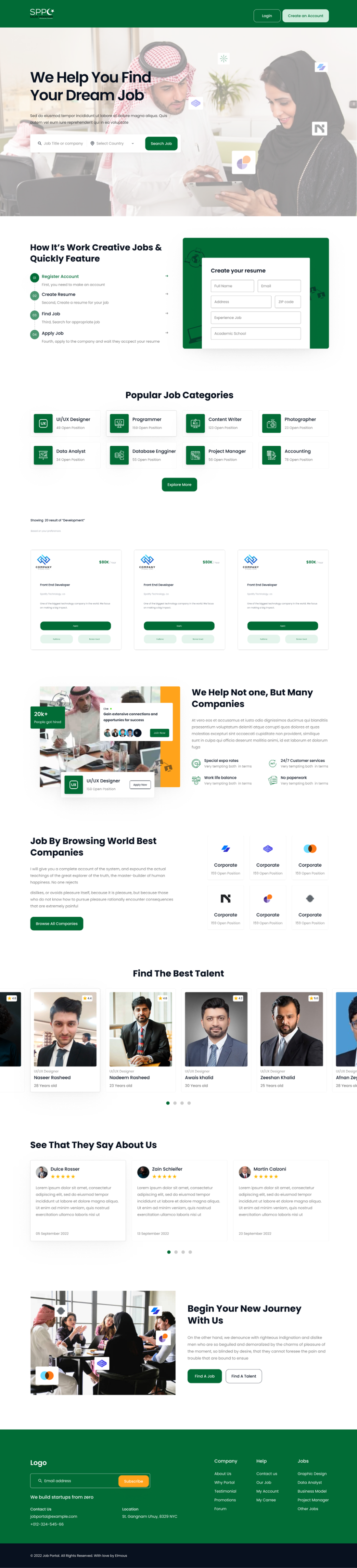 SPPC Job Portal & Recruitment Platform Website