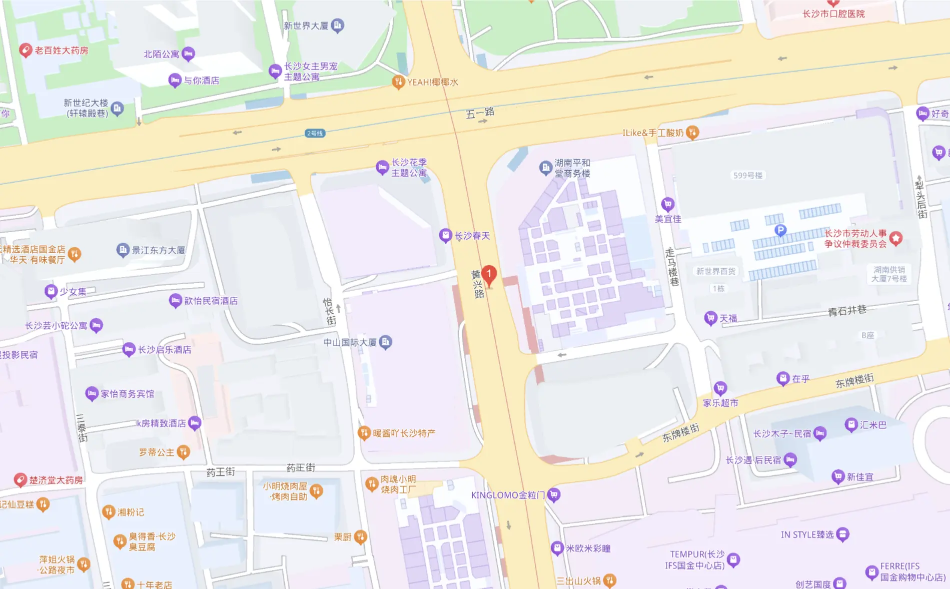 Wuyi Square map