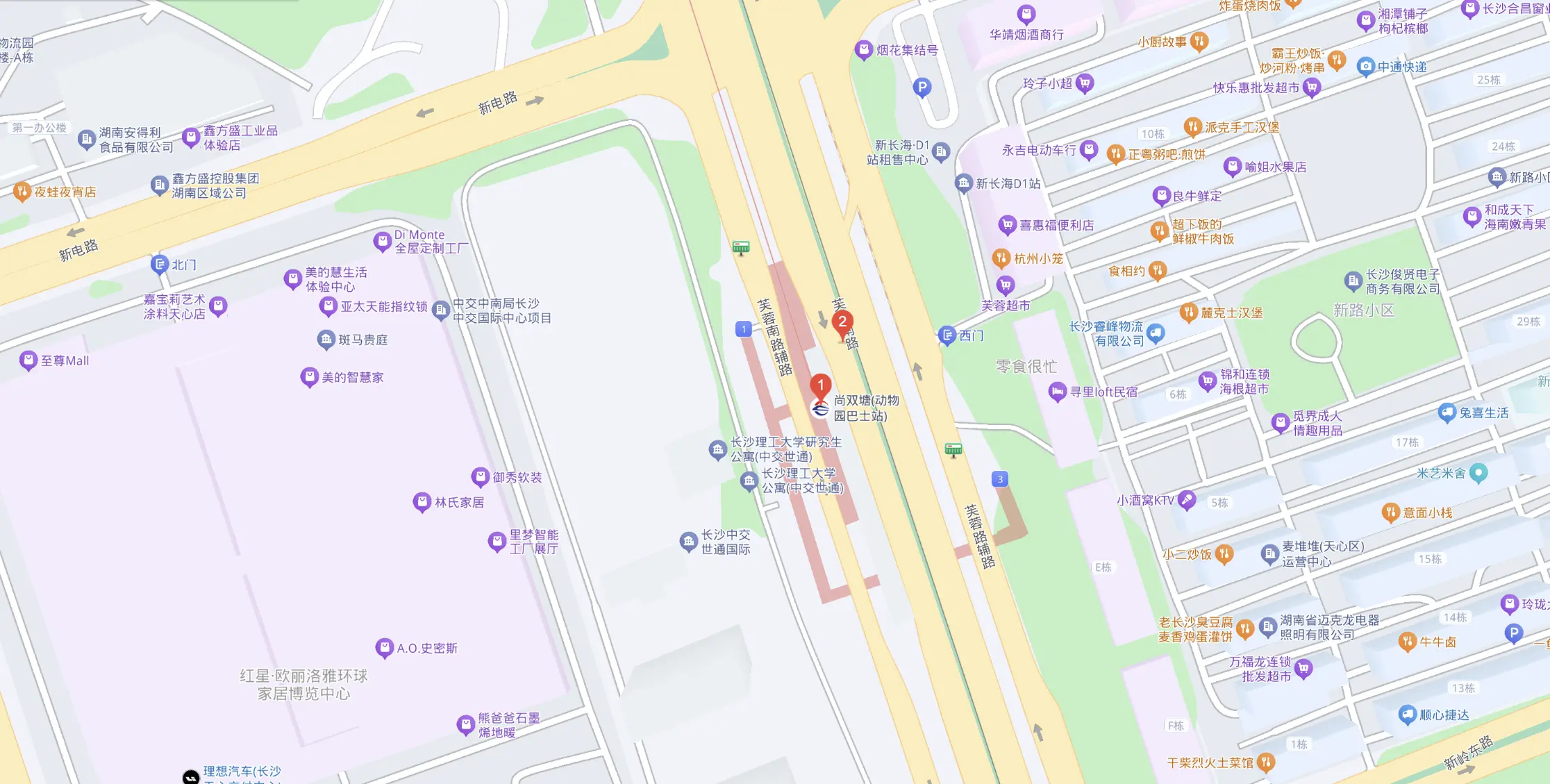 Shangshuangtang map