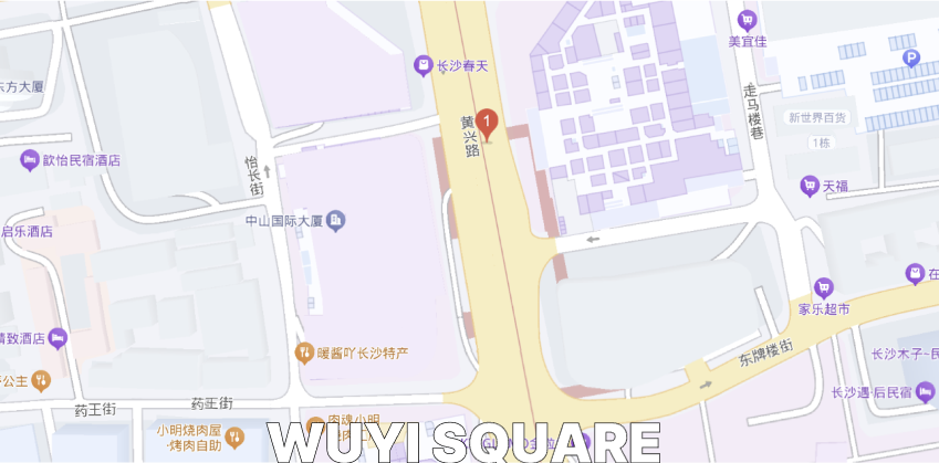 Wuyi Square detail map