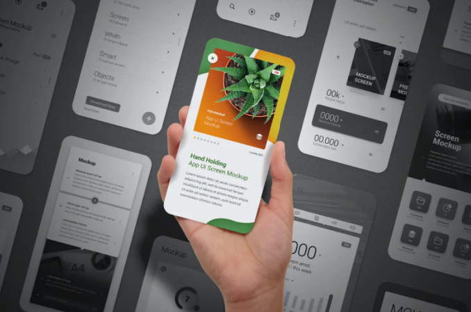 Mobile App Design MockUp 2