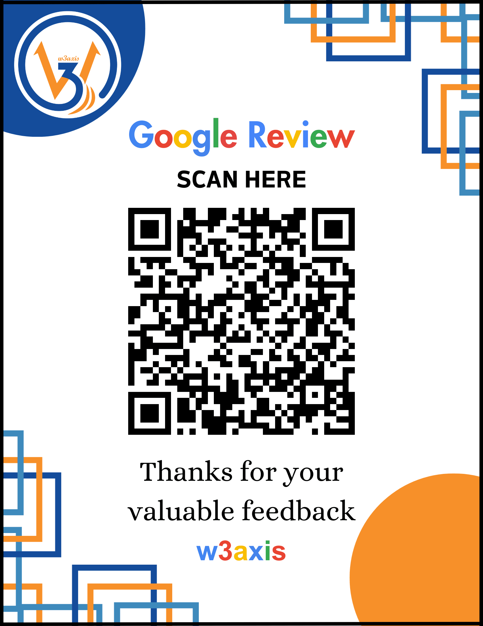 Google Business Review QR Code Design 2 Google Business Review QR Code Design - Image 2