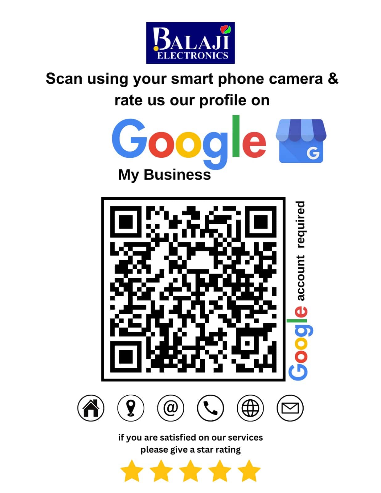 Google Business Review QR Code Design 1 Google Business Review QR Code Design