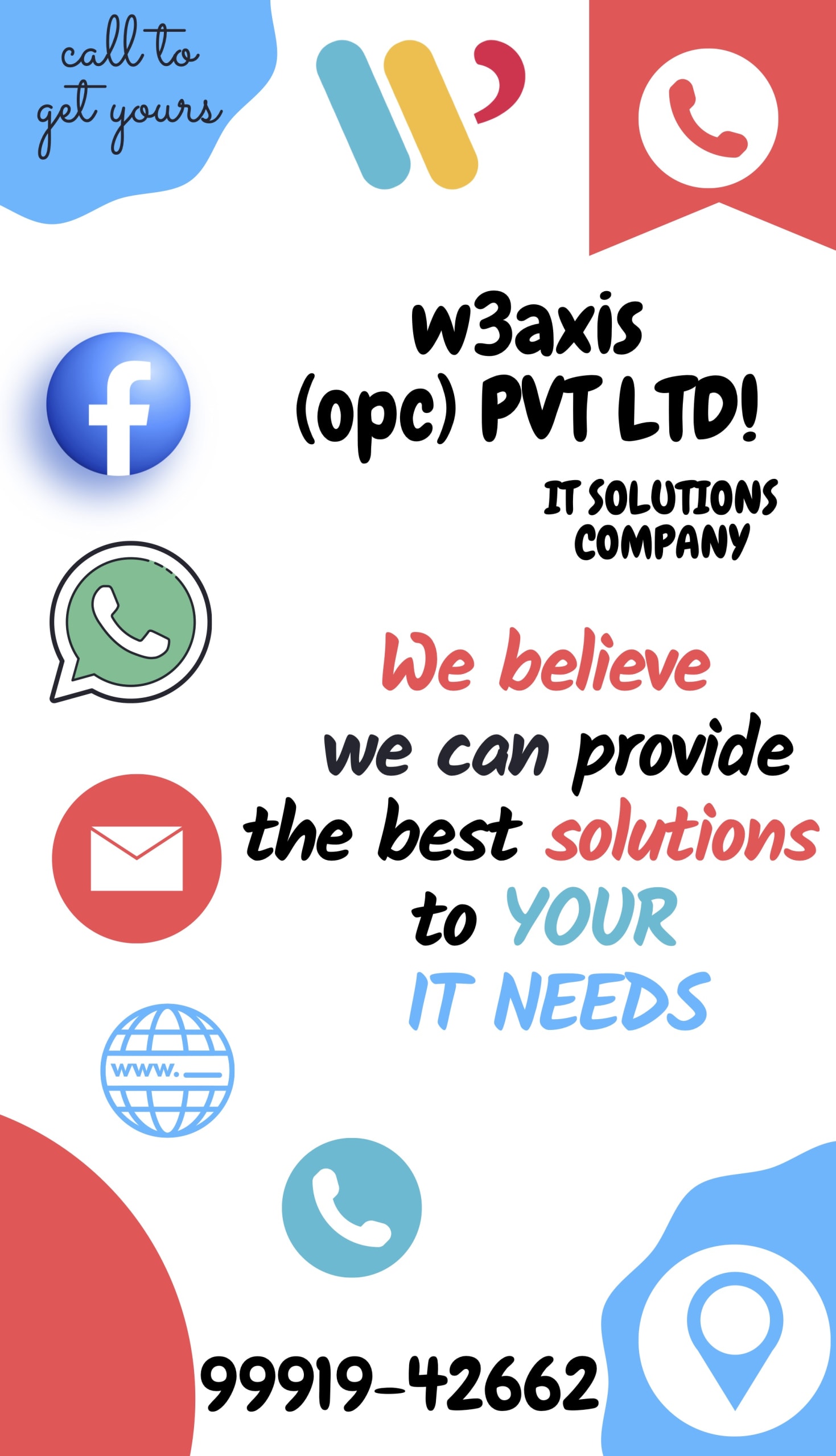 10 Reasons Why one should develop his/her own Website. 1 w3axis digital card scaled