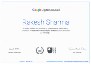 certificate-rakesh-w3axis-digital-marketing