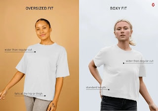 Áo thun oversize và boxy – so sánh kiểu dáng và phong cách.
