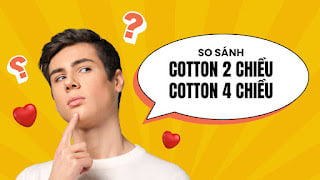 So sánh vải cotton 2 chiều và 4 chiều khi may áo thun.