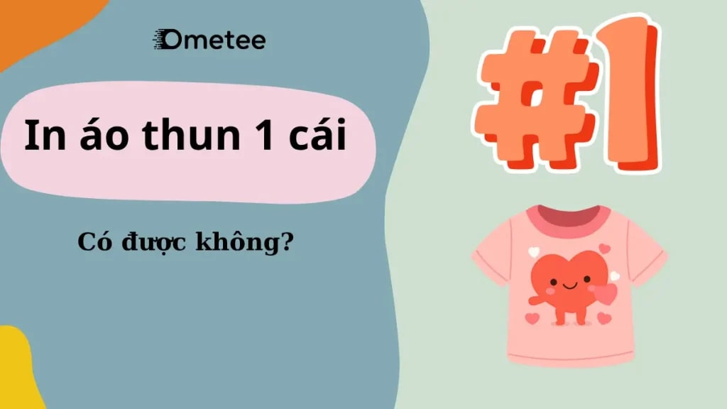 in áo thun 1 cái