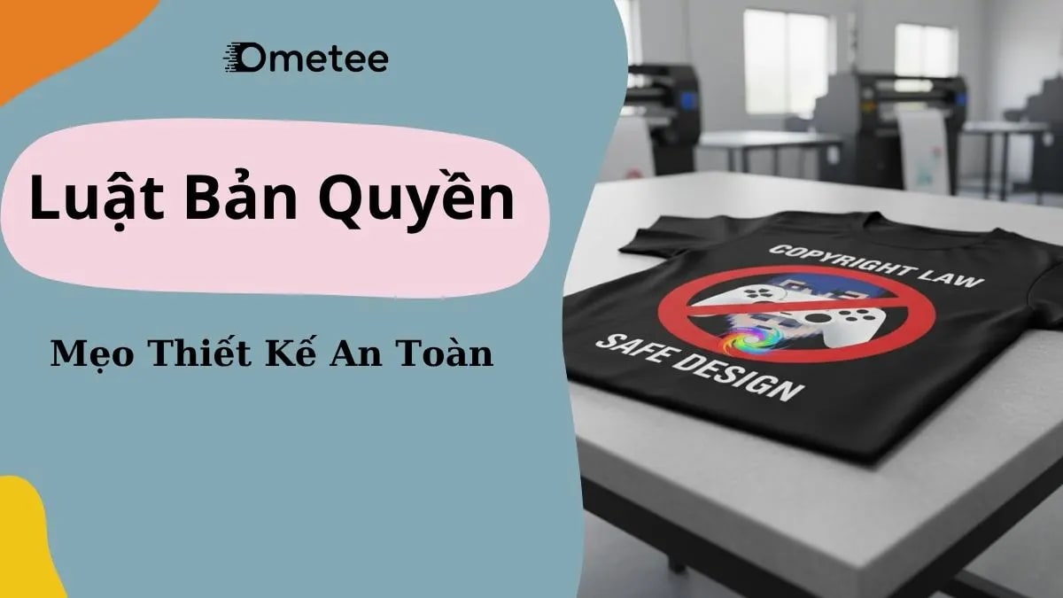 Hướng Dẫn In Áo Thun Bản Quyền Gaming/Anime Hợp Pháp & AN TOÀN 2025