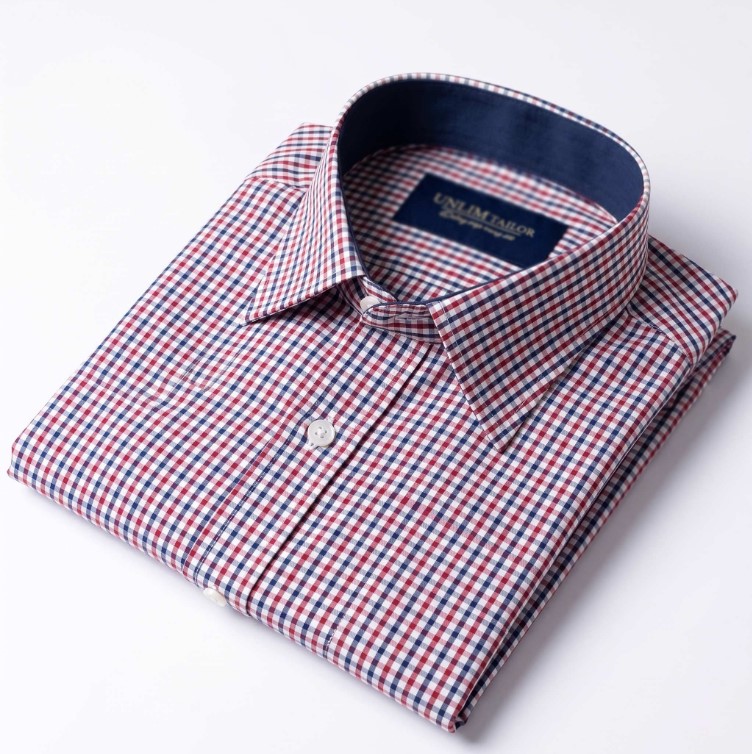 Áo Sơ Mi Nam Mischief Kẻ Gingham Xanh Đỏ
