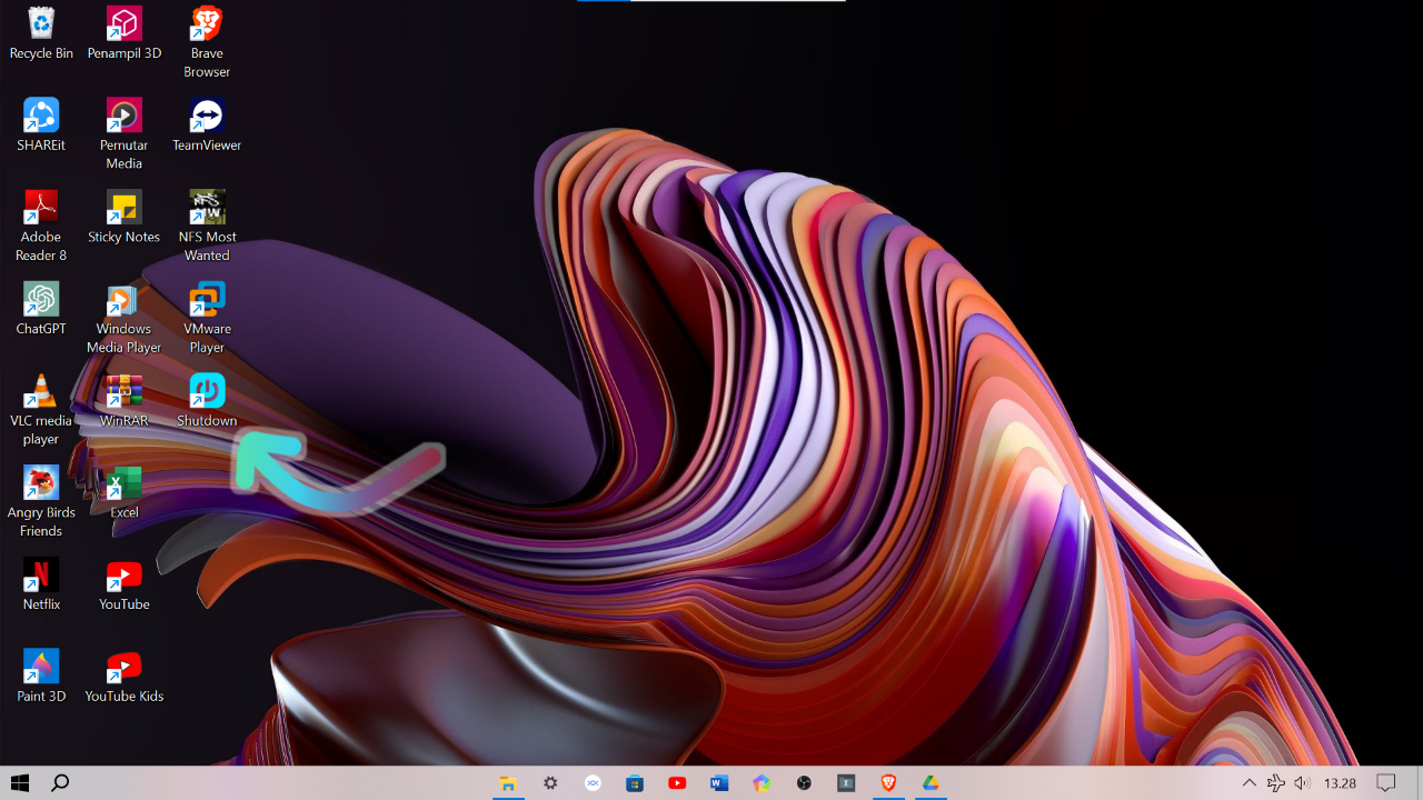 My old Windows 10 desktop