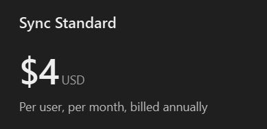 Obsidian Annually Bill