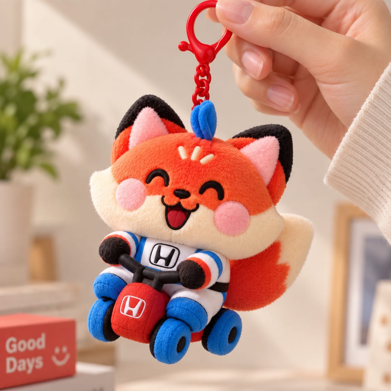 Plush keychain