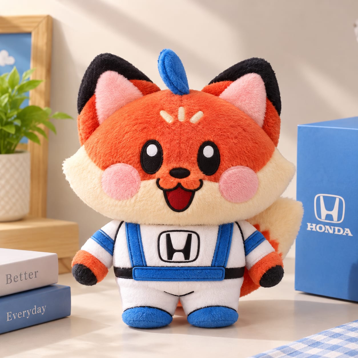 Mascot to plush toy
