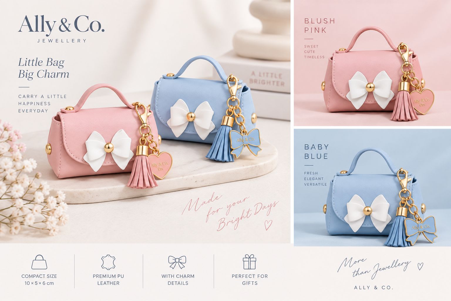 Mini Bag Charms Keychain
