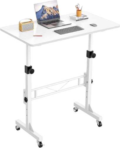 HOMIDEC Adjustable Standing Desk - Portable & Rolling