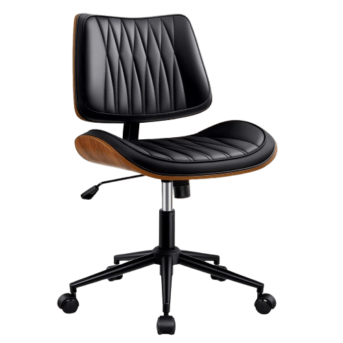 FIDOM Ergonomic Armless Office Chair - Mid-Century Modern