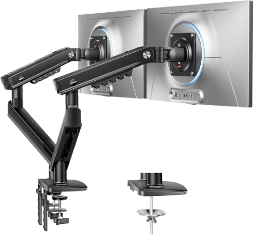 HUANUO FlowLift Pro Dual Monitor Mount | Ergonomic Desk Stand