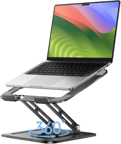 LOXP Adjustable Laptop Stand | 360 Rotating Ergonomic Riser