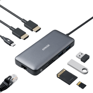 Anker 8-in-1 USB-C Docking Station | Dual 4K HDMI, 85W PD
