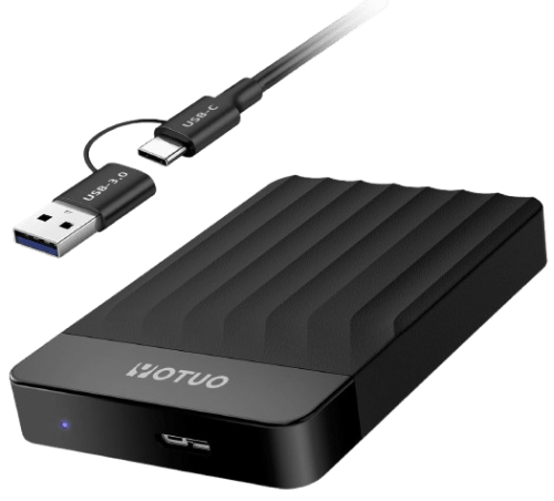 YOTUO Portable External Hard Drive - USB 3.0 & USB-C