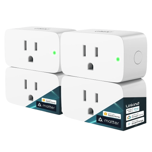 Linkind Matter Smart Plug 4-Pack: Universal Smart Home