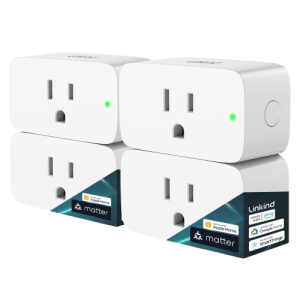 Linkind Matter Smart Plug 4-Pack: Universal Smart Home