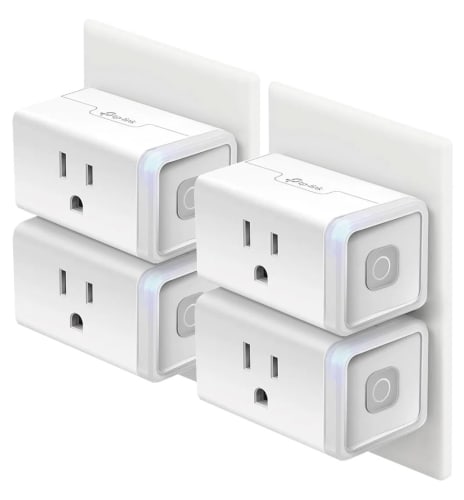Kasa Smart Plug HS103P4: Wi-Fi Outlet with Alexa & Google Home