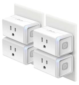 Kasa Smart Plug HS103P4: Wi-Fi Outlet with Alexa & Google Home