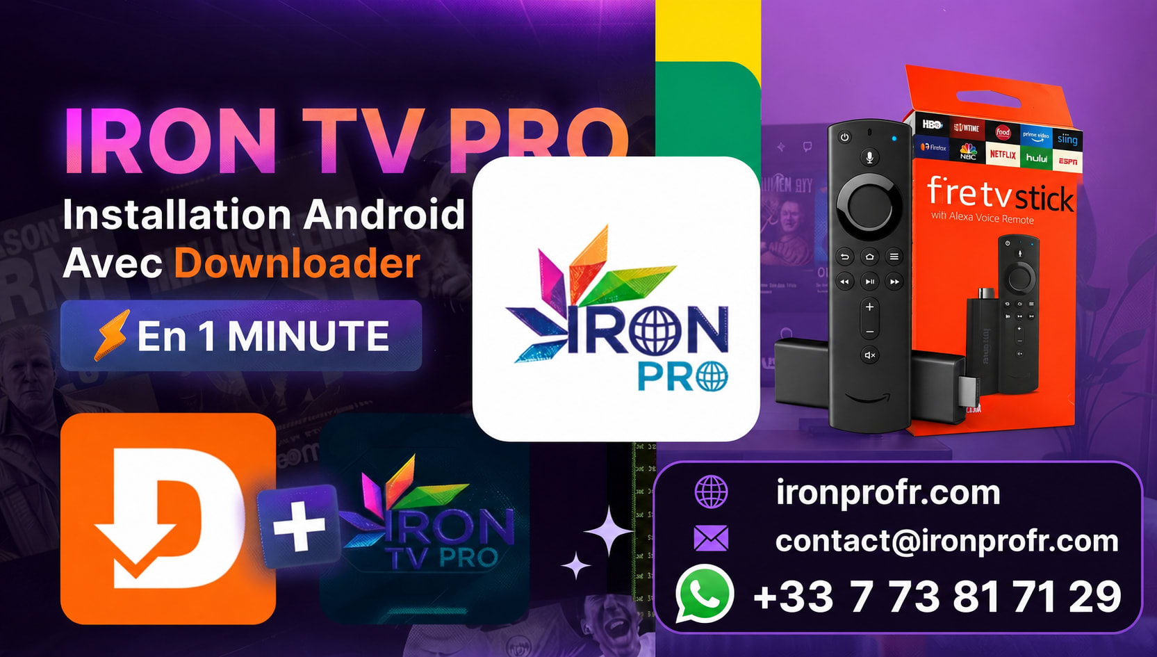 Télécharger Iron TV Pro sur Fire Stick : Guide Complet