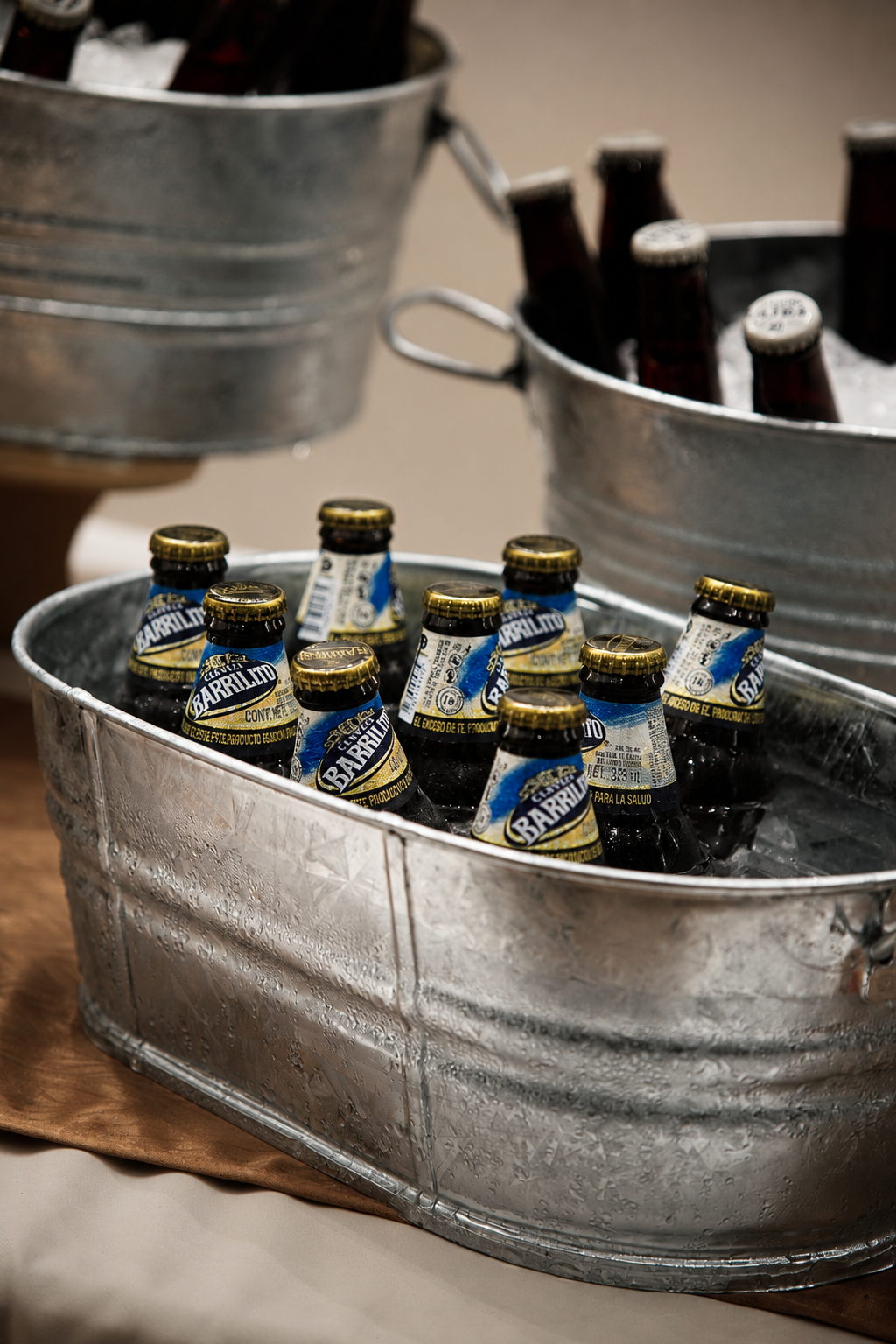 Barra de cerveza en Quinta El Capricho